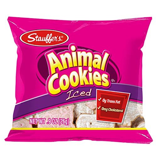 Stauffers Iced Animal Cookies - Individually Packaged Mini Snac