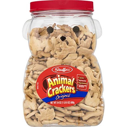 Stauffers Original Animal Crackers 24 Oz. Bear Jug 2 Containers
