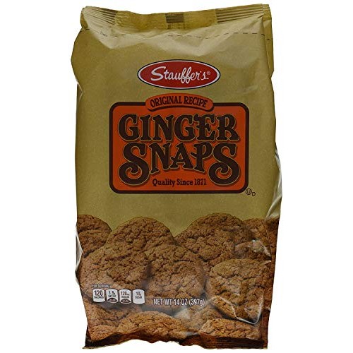 Stauffers Original Recipe Ginger Snaps 14 Oz. Bag 3 Bags