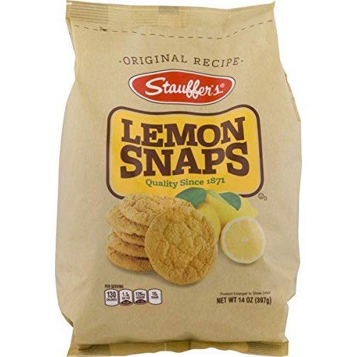 Stauffers Original Recipe Lemon Snaps 14 Oz. Bags 3 Bags
