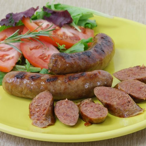 Wild Boar Sausage With Roasted Garlic And Marsala Wine - 12 Oz P