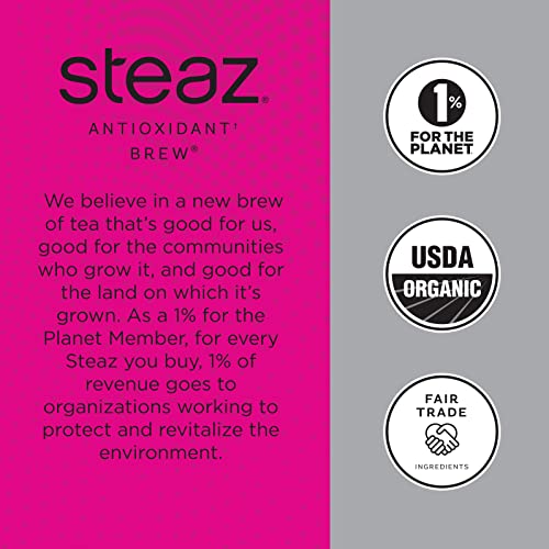 Steaz Energy Drink, Sparkling Yerba Mate with Coffeeberry Energy...