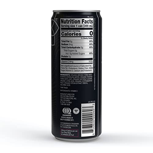 Steaz Energy Drink, Sparkling Yerba Mate with Coffeeberry Energy...