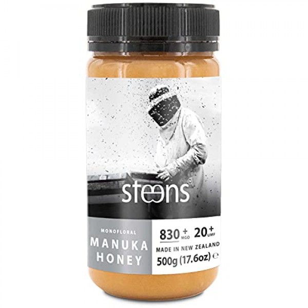 Steens Manuka Honey Umf 20 Mgo 829 17.6 Ounce Jar | Pure Raw U