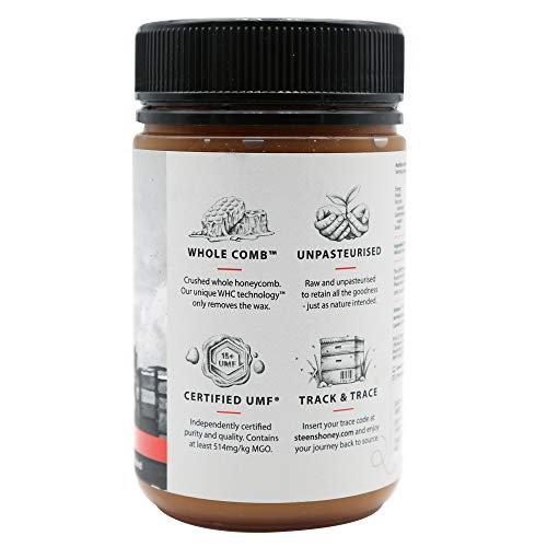 Steens Manuka Honey Umf 15 Mgo 514 17.6 Ounce Jar | Pure Raw U