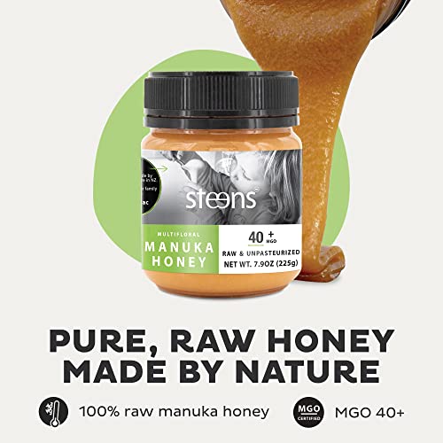 Steens - Raw Manuka Honey MGO 40+, Cold Pressed New Zealand Natu...