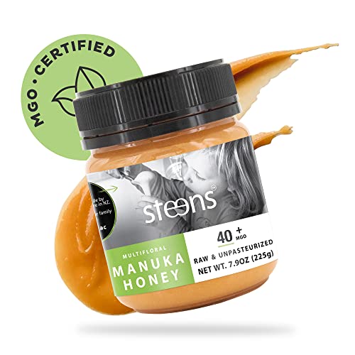 Steens - Raw Manuka Honey MGO 40+, Cold Pressed New Zealand Natu...