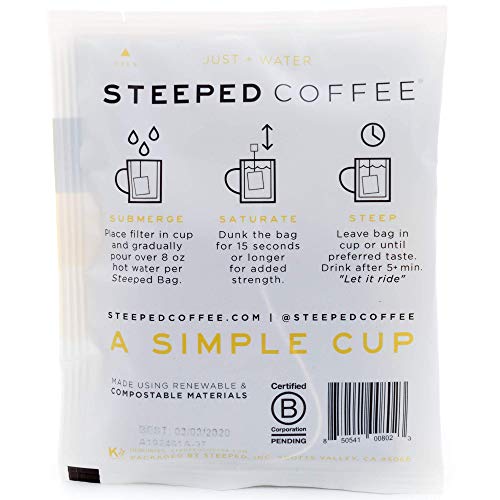 Single Serve Coffee, No Machine Required, Light Roast, High Alti