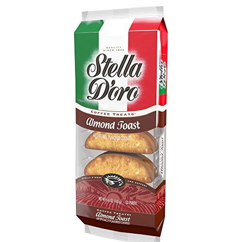 Stella Doro Coffee Treats, Almond Toast, 6.6 Ounce Pack Of 12