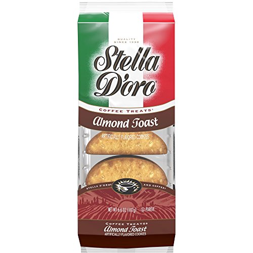 Stella Doro Coffee Treats, Almond Toast, 6.6 Ounce Pack Of 12