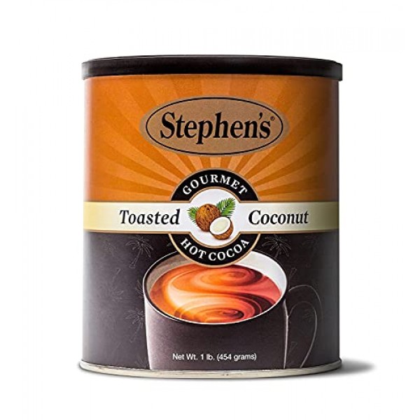 Stephens Gourmet Toasted Coconut Hot Cocoa, 1 Pound