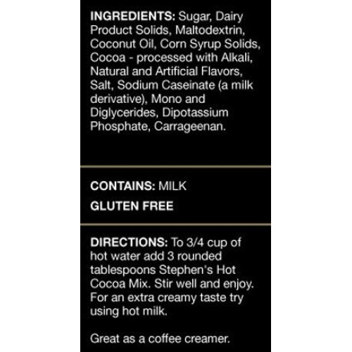 Stephens Gourmet Hot Cocoa, 16-Ounce Cans Chocolate Raspberry,