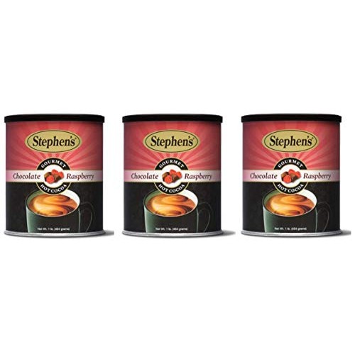 Stephens Gourmet Hot Cocoa, 16-Ounce Cans Chocolate Raspberry,