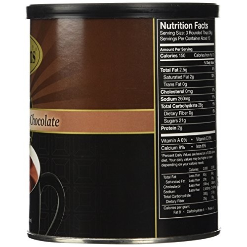 Stephens Gourmet Hot Cocoa, 16-Ounce Cans Dark Chocolate, Pack