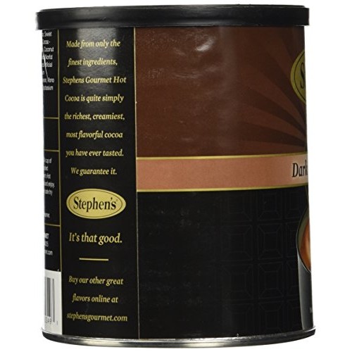 Stephens Gourmet Hot Cocoa, 16-Ounce Cans Dark Chocolate, Pack