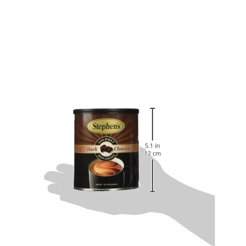 Stephens Gourmet Hot Cocoa, 16-Ounce Cans Dark Chocolate, Pack