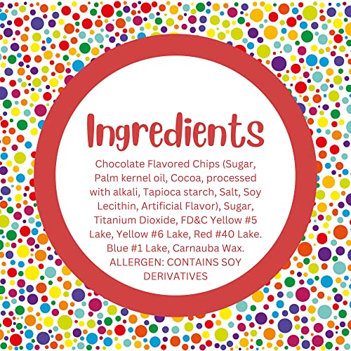 Rainbow Candy Coated Chocolate Chips | 1.5 lbs Cosmic Brownie Sp...