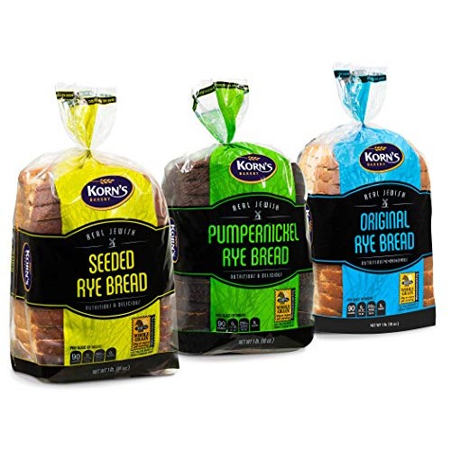 Rye Bread | 3 Flavor Variety Bundle | 1 Seeded Rye Bread, 1