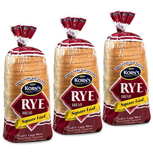Rye Bread - 3 Pack - 32 Oz Per Loaf | Delicious Sandwich Bread |