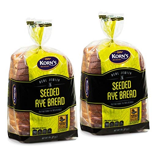 Rye Bread With Seeds -1 Pack-16 Oz Per Loaf |Delicious Sandwich