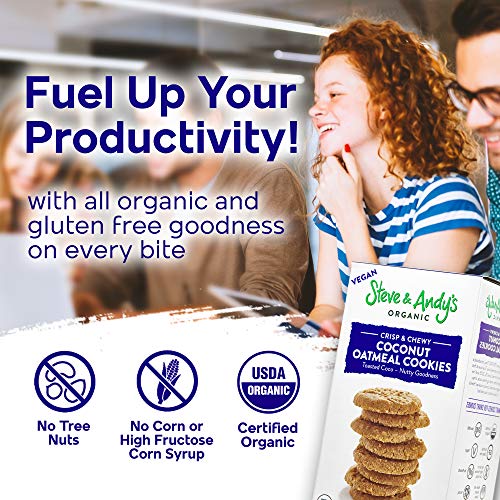 Steve and Andy’s - Soft and Chewy All-Natural Oatmeal Coconut Co...