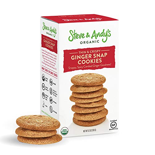 Thin And Crispy All-Natural Ginger Snaps Gingerbread Cookies, Gl
