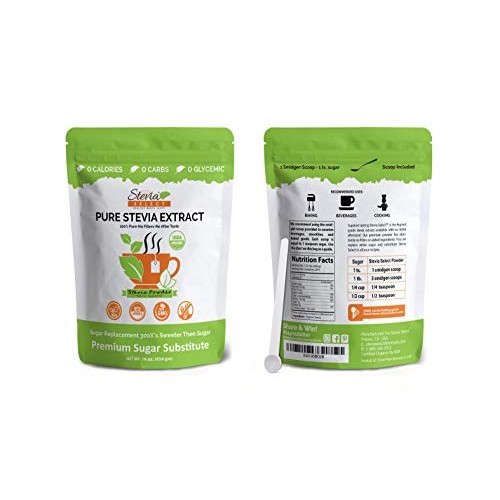 Stevia Powder 1Lb Stevia Select Pure Stevia Extract-Bulk Stevi