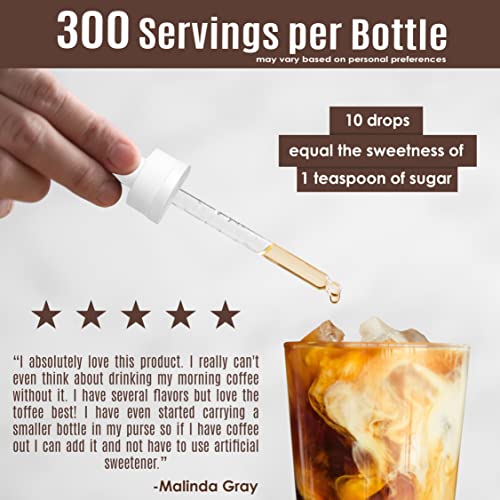 Stevia Drops-English Toffee Stevia Select Stevia Flavor 2 Oz Ste