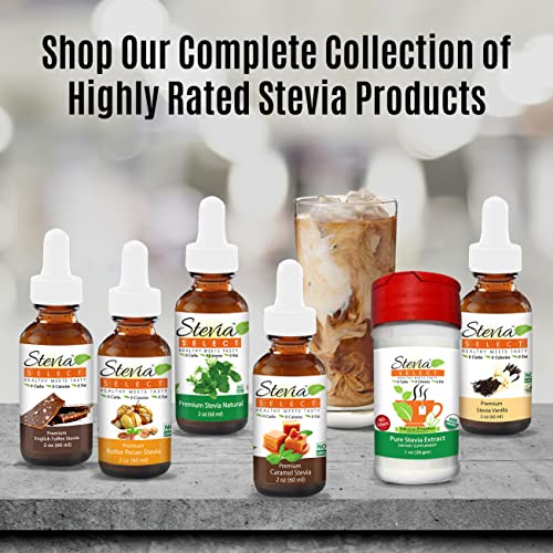 Stevia Drops-English Toffee Stevia Select Stevia Flavor 2 Oz Ste