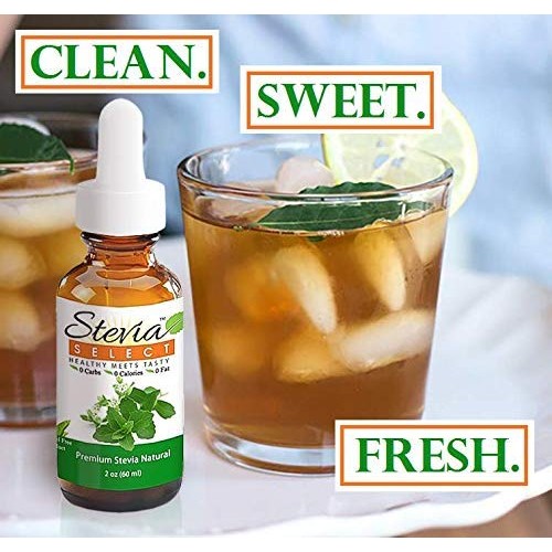 Stevia Drops-Stevia Select-Stevia Liquid Plain Keto Sweetener Dr