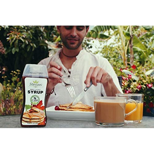 Stevien Keto Sugar Free Maple Syrup - Vegan - Low Carb - Gluten