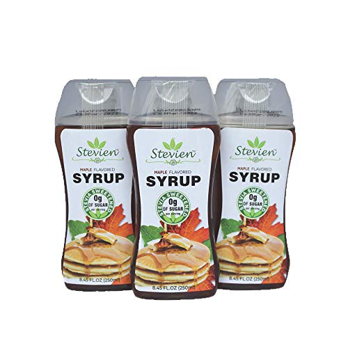 Stevien Keto Sugar Free Maple Syrup - Vegan - Low Carb - Gluten