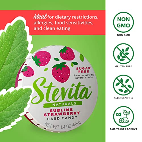 Stevita Steviasweet Candy Natural Orange Flavor 6 Pack - 1.4 O