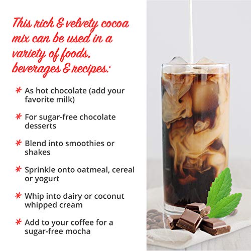 Stevita Cocoa Delight - 4 Oz Pouch - Natural Cocoa Powder With S