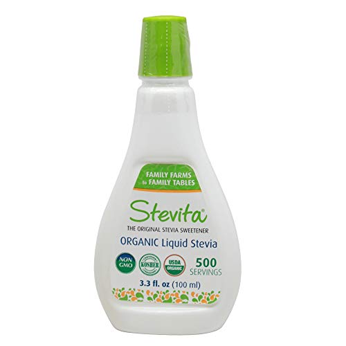 Stevita Organic Liquid Stevia Large - 3.3 Ounces - All Natural S