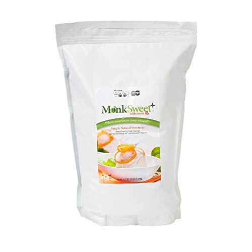 Monksweet Plus - 5 Lb Bag - Monk Fruit, Stevia &Amp; Erythritol Blen