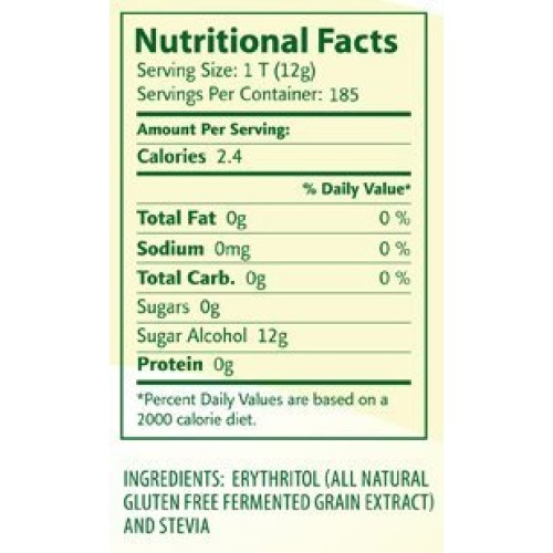 Steviva Blend - Erythritol, Stevia Blend Nongmo Low Carb Sweeten