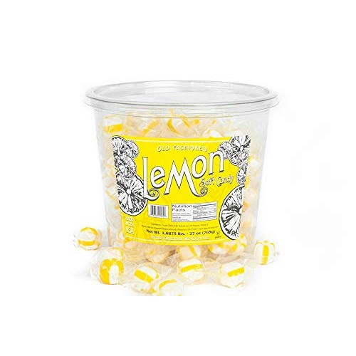 Stewart Old Fashioned Lemon Flavored Pure Sugar Candy Puff Balls...