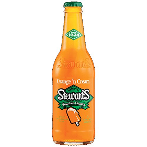 Stewarts Orange &Amp; Cream Soda, 12 Fl Oz 12 Glass Bottles