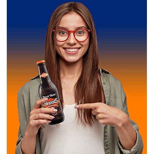 Stewarts Root Beer, 12 Fl Oz 24 Glass Bottles
