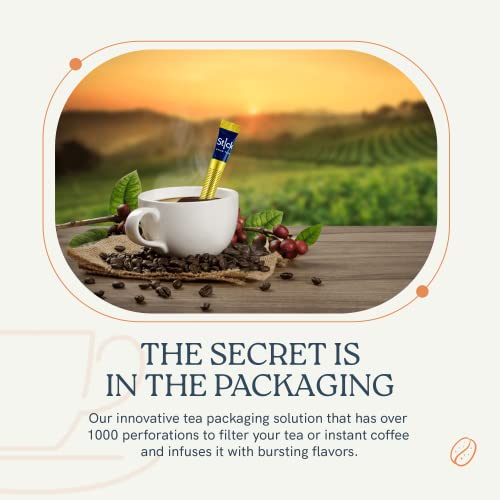 Stick Teas Colombian Instant Coffee - 96 Individually Wrapped Te...