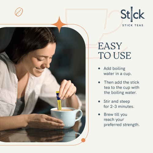 Stick Teas Colombian Instant Coffee - 96 Individually Wrapped Te...