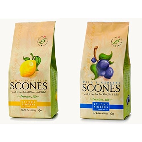 Sticky Fingers Bakeries Premium Scone Variety Mix, Lemon Poppyse