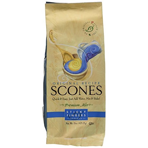 Pack Of 6, 15 Oz Sticky Fingers Bakeries Bulk Scone Mix: Just Ad Pack Of 6, 15 Oz Sticky Fingers Bakeries Bulk Scone Mix: Just Ad