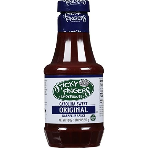 Sticky Fingers Smokehouse Carolina Sweet Barbecue Sauce 18 Ounc...