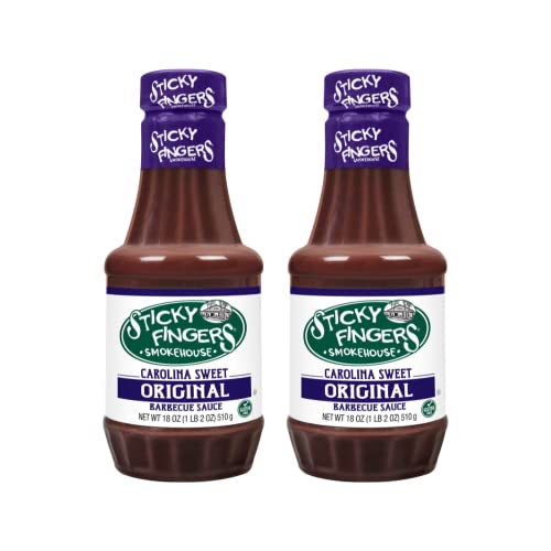 Sticky Fingers Smokehouse Carolina Sweet Barbecue Sauce 18 Ounc...