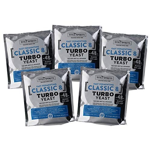 Still Spirits Turbo Classic 8 Yeast Pack Of 5