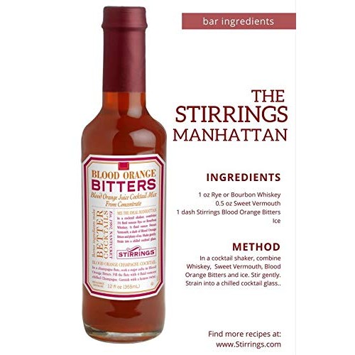 Stirrings Blood Orange Cocktail Bitters And Pure Cane Simple Syr