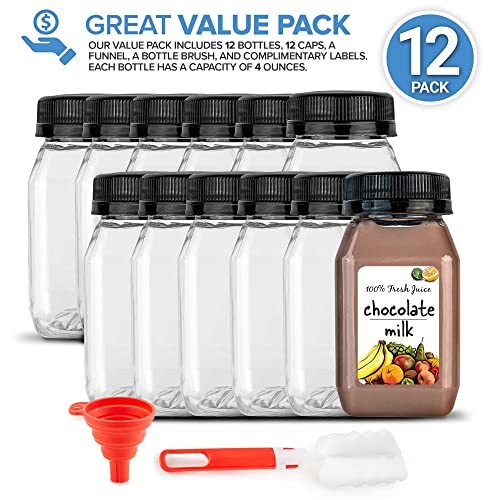 4 Ounce Mini Bottles for Mini Fridge, Reusable Juice Containers ... 4 Ounce Mini Bottles for Mini Fridge, Reusable Juice Containers ...