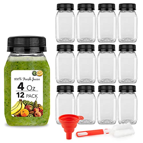 4 Ounce Mini Bottles for Mini Fridge, Reusable Juice Containers ... 4 Ounce Mini Bottles for Mini Fridge, Reusable Juice Containers ...